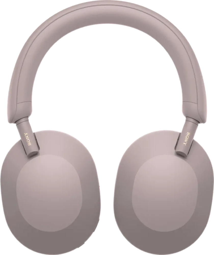 Belaidės ausinės Sony WH-1000XM5 su triukšmo slopinimo technologija, Rožinės