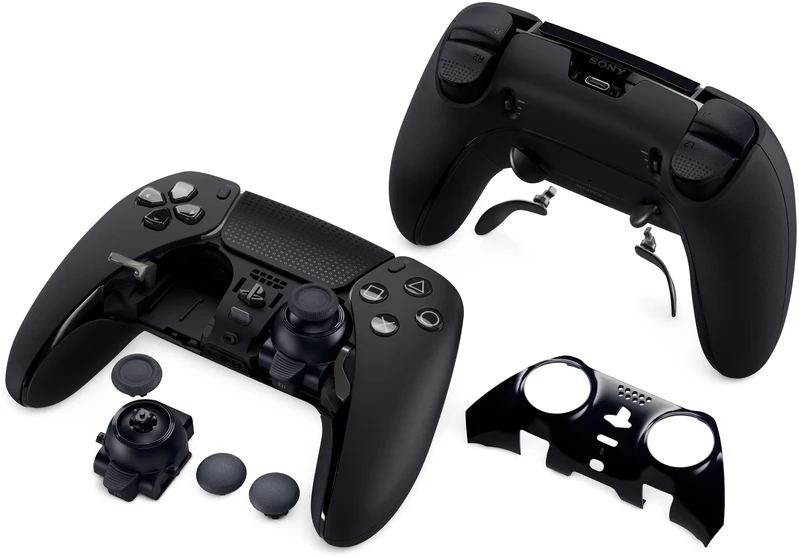 Sony Interaktyvūs pramoginiai žaidimai PS5 DualSense Edge valdiklis juodas Bluetooth/USB žaidimų pultas analoginis / skaitmeninis PlayStation 5