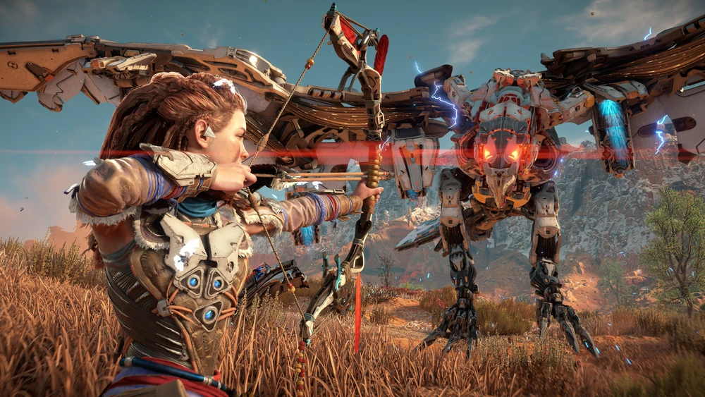 Sony „Horizon Zero Dawn“ perdirbinys