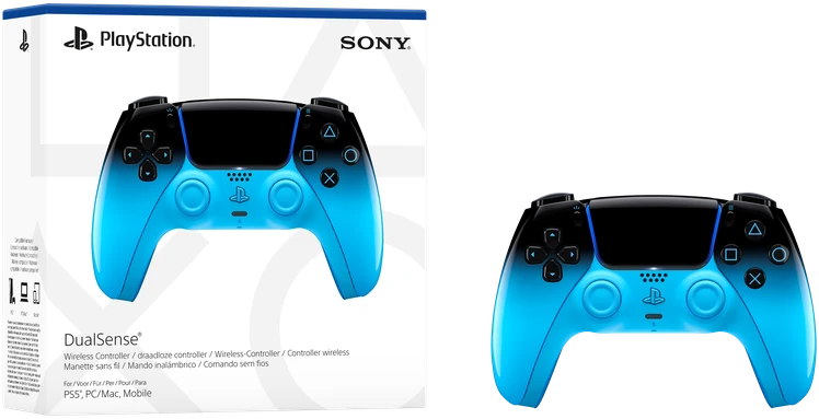 Sony Interactive Entertainment DualSense Juodas, Mėlyna Bluetooth/USB Gamepad Analogue / Digital PlayStation 5