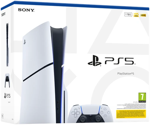 Sony PlayStation 5 SLIM žaidimų konsolė E-chassis (1 TB SSD, Disc Drive)
