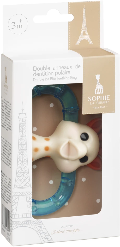 Sophie de Vulli Sophie la Girafe – dvigubas ledo įkandimo dantukas (010315)