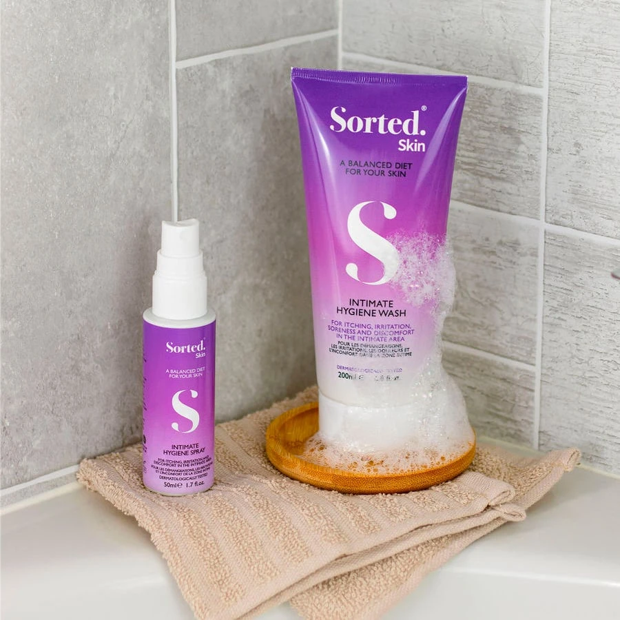 Sorted Skin Intimate Hygiene Purškiklis intymios higienos purškiklis su prebiotikais, 50 ml
