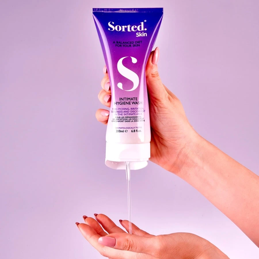 Sorted Skin Intimate Hygiene Wash intymios higienos prausiklis su prebiotikais, 200 ml