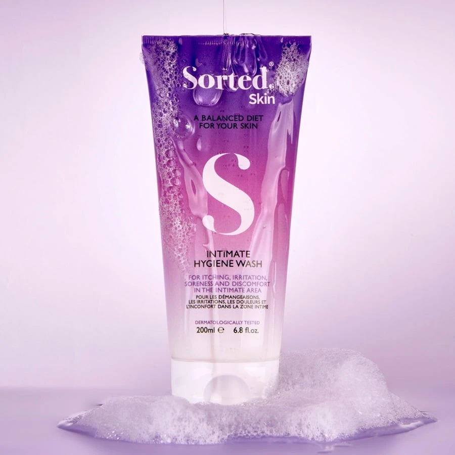 Sorted Skin Intimate Hygiene Wash intymios higienos prausiklis su prebiotikais, 200 ml