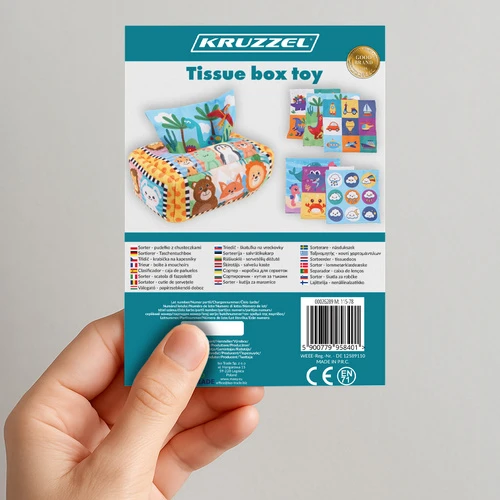 Kruzzel 26289 tissue box sorter