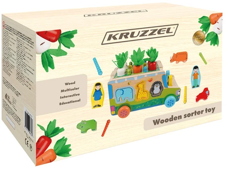 Rūšiuoklė - medinė mašinėlė Kruzzel 26250