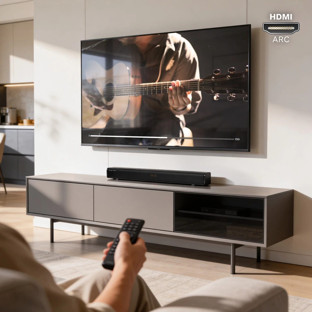 Namų kino sistema Kruger & Matz Soundbar „KrugerMatz Universe 2.1“ garso juosta