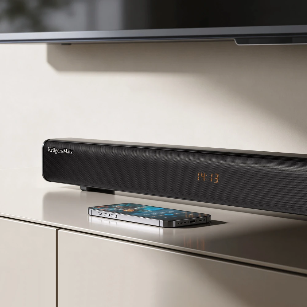 Namų kino sistema Kruger & Matz Soundbar „KrugerMatz Universe 2.1“ garso juosta