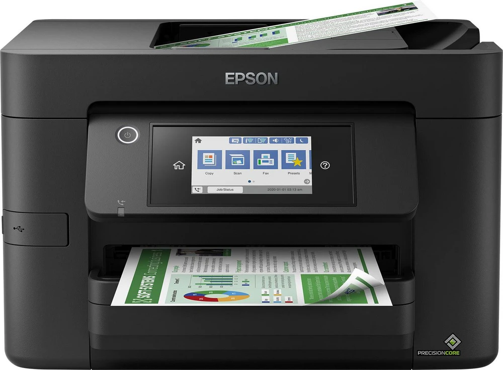 „Epson WorkForce Pro WF-4825DWF“ rašalinis spausdintuvas, A4, 4800 x 2400 DPI, 25 ppm, „Wi-Fi“