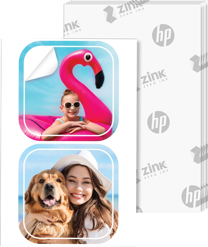 Spausdintuvas HP Sprocket Sticker 2x3'' - 2 w 1 (30 vnt. | 60 naklejek)