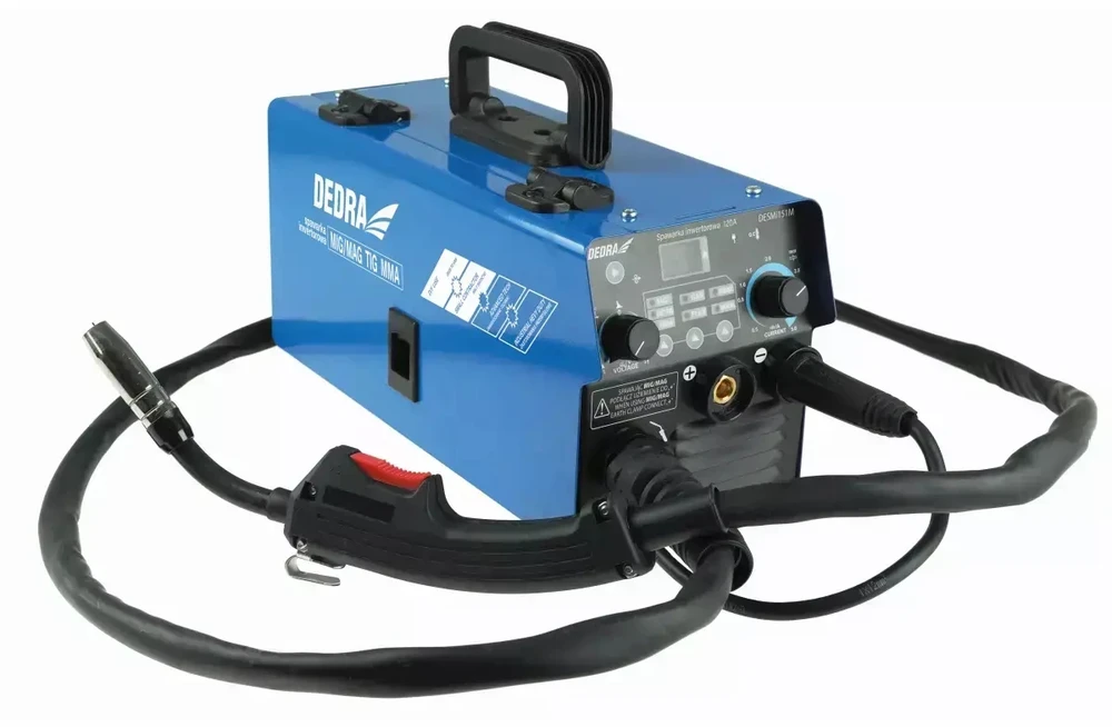Dedra Spawarka IGBT MIG/MAG inverterinis suvirinimo aparatas, 120 A su TIG, MMA funkcijomis