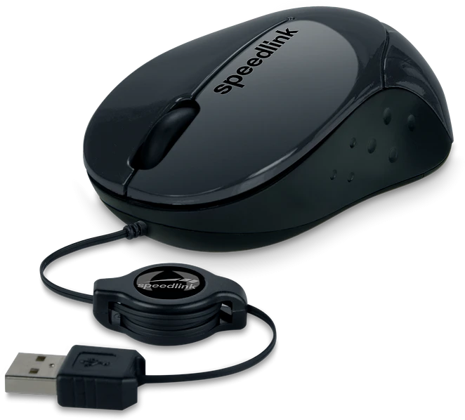 Speedlink - BEENIE mobilioji pelė - su laidu USB, juoda