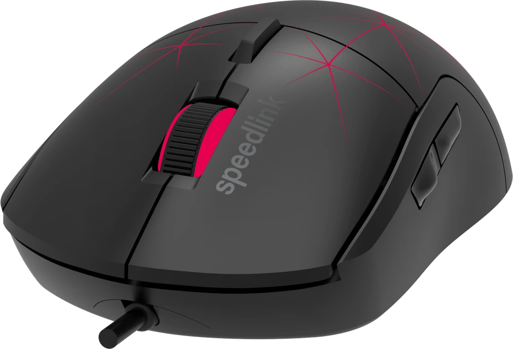 „Speedlink Corax“ žaidimų pelė, juoda