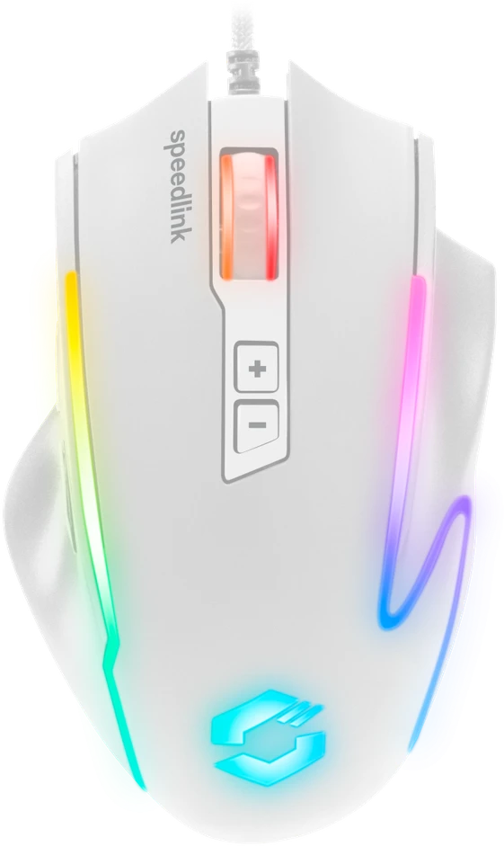 Speedlink DECUS NX RGB žaidimų pelė, balta