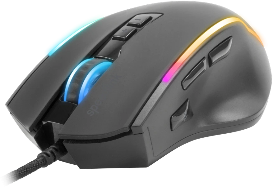 „Speedlink“ – „DECUS NX RGB“ žaidimų pelė, juodos spalvos