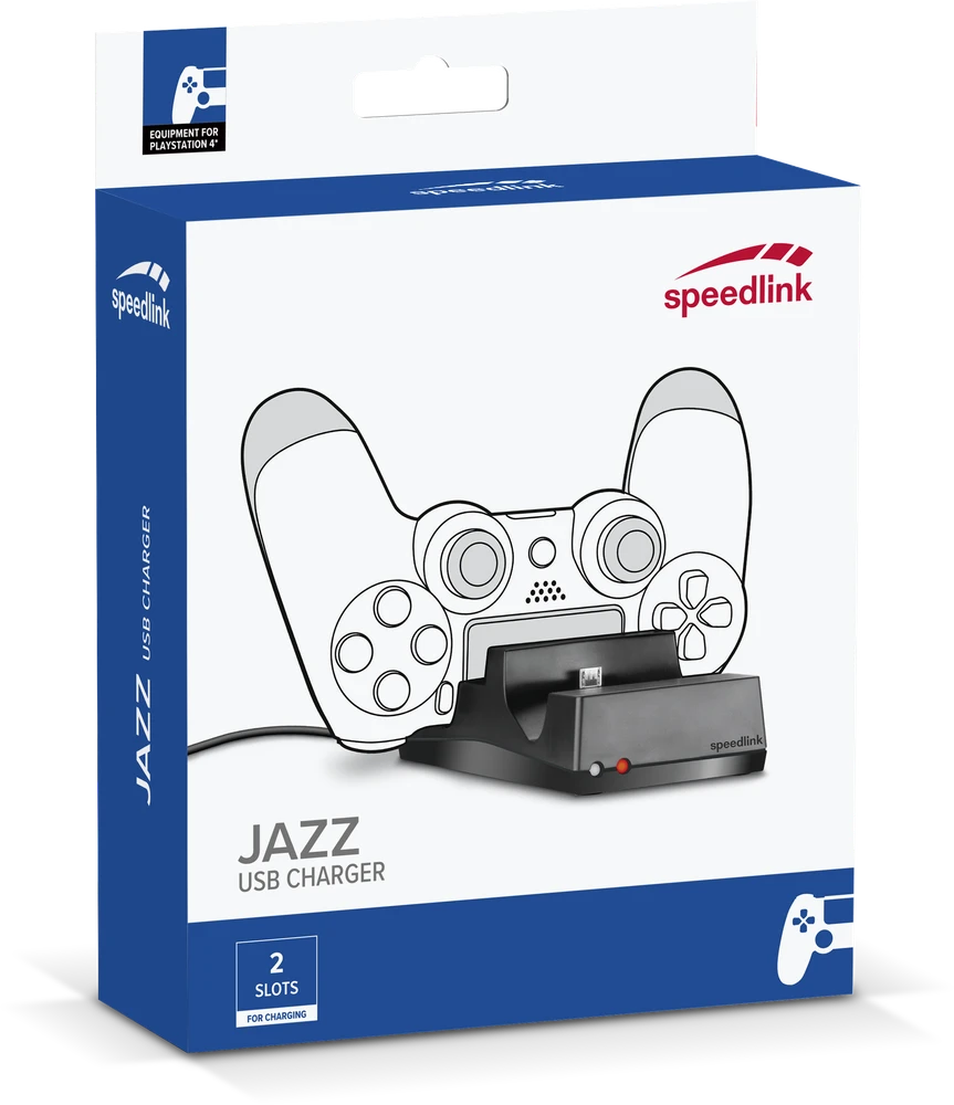 Speedlink | JAZZ USB Charger - for PS4 | SL-450000-BK