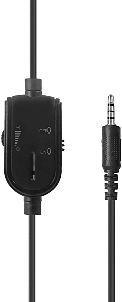 „Speedlink Metis“ stereo ausinės, 3,5 mm lizdas su Y formos adapteriu, juodos