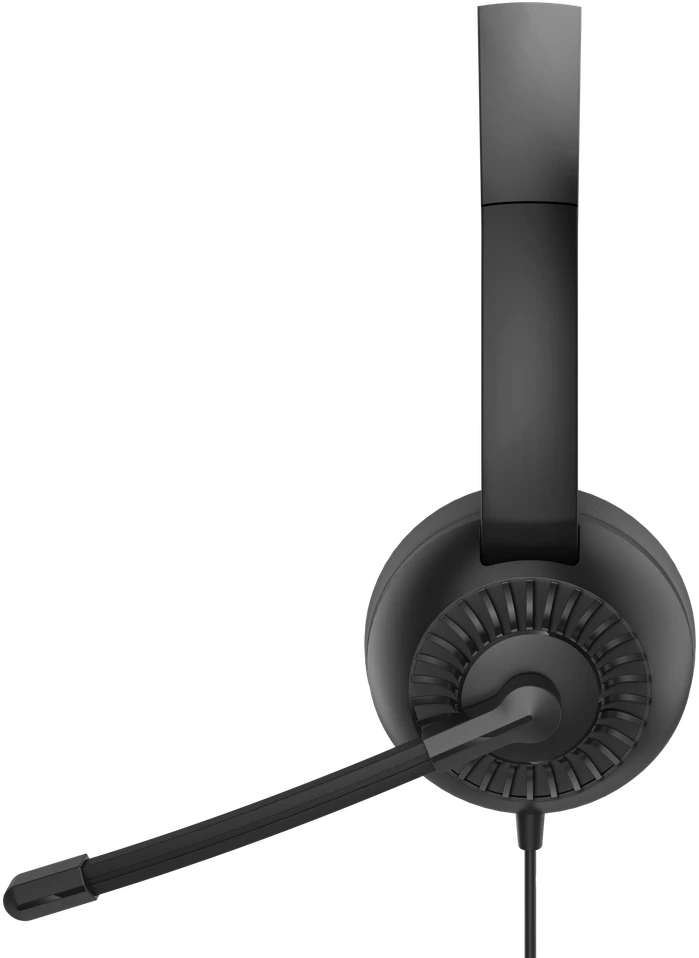 „Speedlink Metis“ stereo ausinės, 3,5 mm lizdas su Y formos adapteriu, juodos