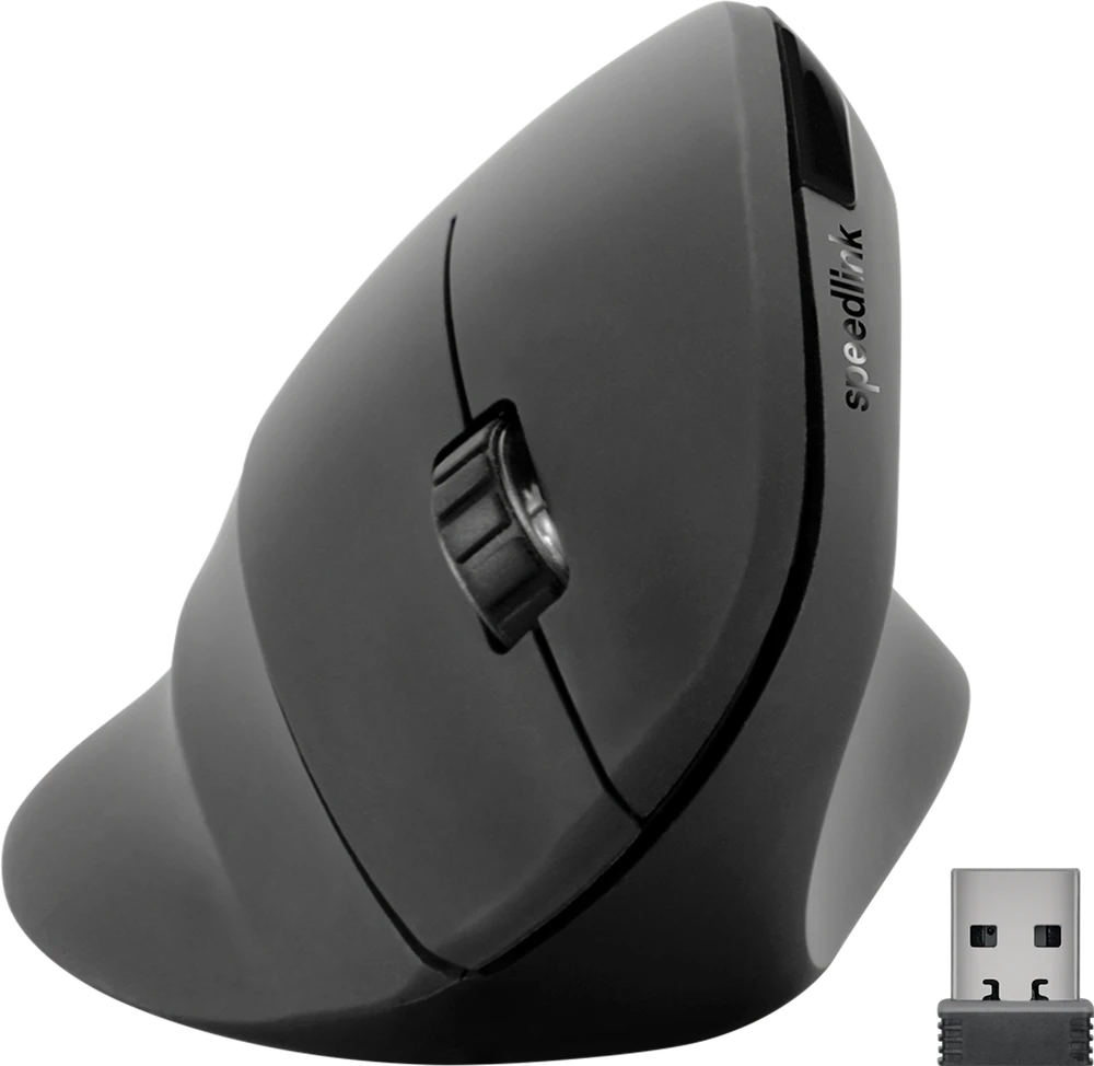 Speedlink Pelė PIAVO. Ergonomie Vertikal. belaidė. juodas retail