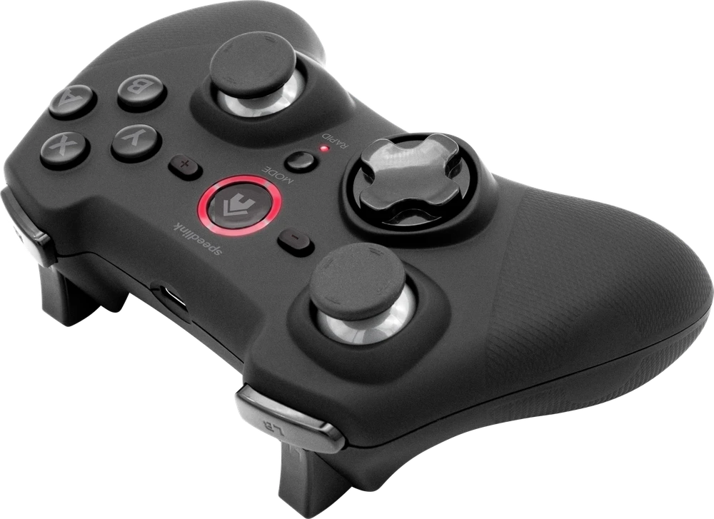 Speedlink – „RAIT Bluetooth Gamepad“ – skirtas „Nintendo Switch“ / OLED, guminės juodos spalvos
