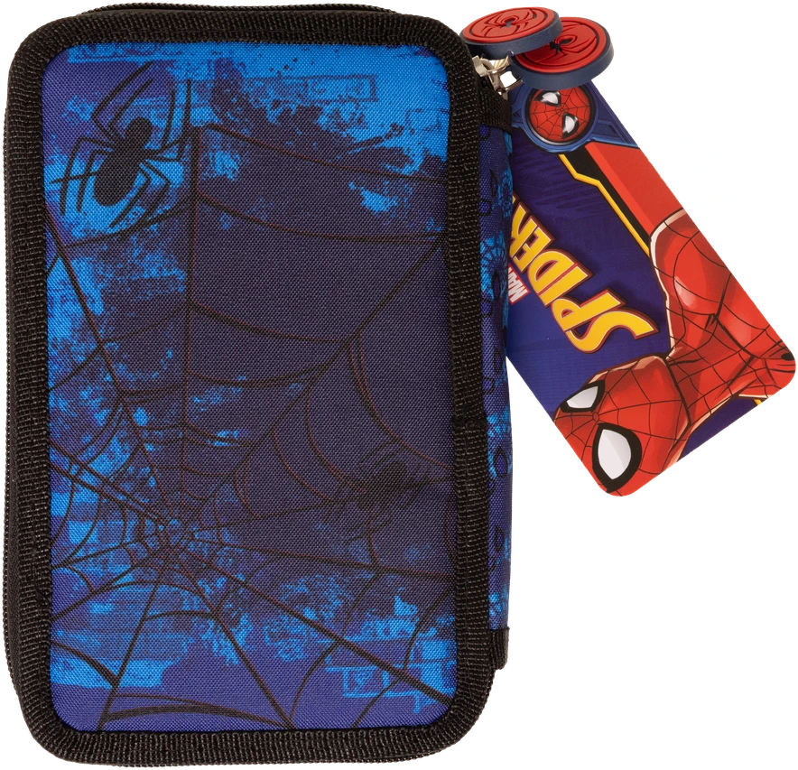 SPIDER-MAN Žmogus-voras - dvigubas pieštukų dėklas su turiniu (017808516)