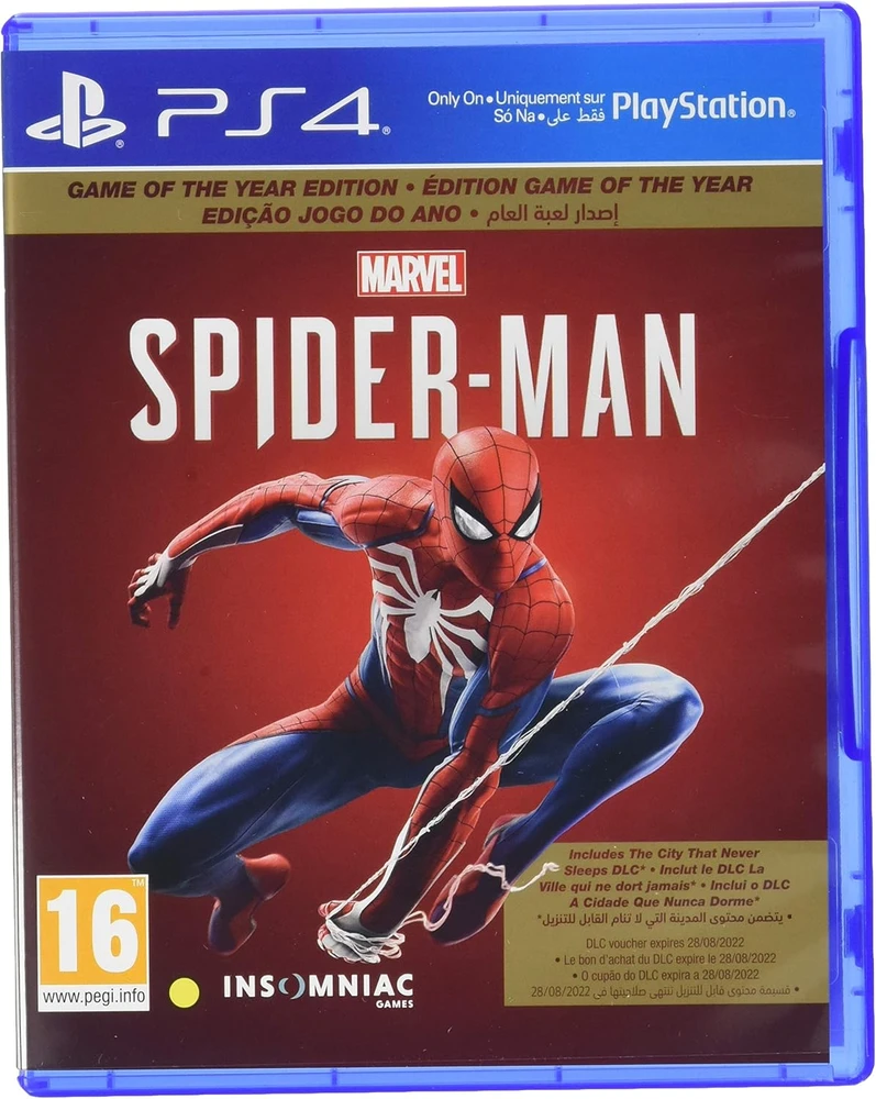 Sony SPIDER-MAN Žmogus-voras (Metų žaidimas) – PlayStation 4