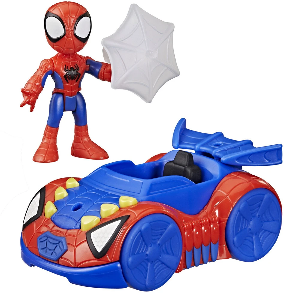 Spidey Friends Spidey ir draugai - transporto priemonė ir figūrėlė 7,6 cm - Spidey (G24615X0)