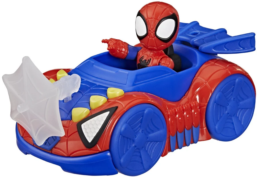 Spidey Friends Spidey ir draugai - transporto priemonė ir figūrėlė 7,6 cm - Spidey (G24615X0)
