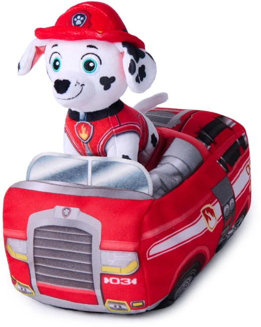 Spin Master Paw Patrol - 2 viename pliušinis automobilis su Maršalo figūrėle 15 cm (6075429)