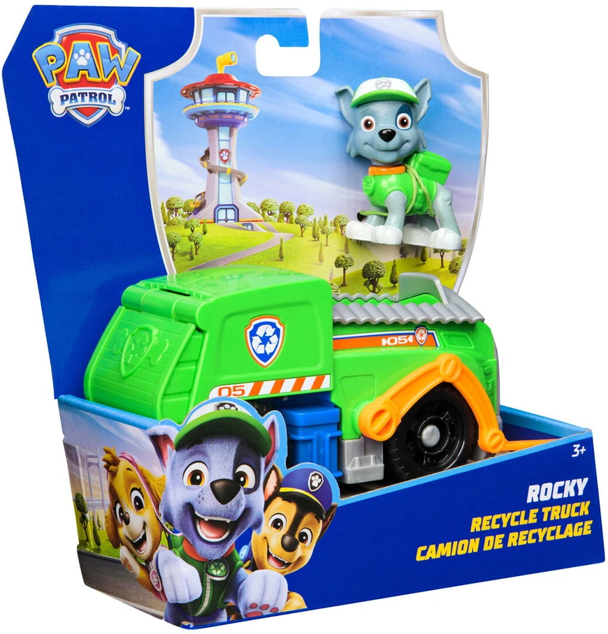 Spin Master Psi Patrol: Važiuoklė Podstawowy Rocky