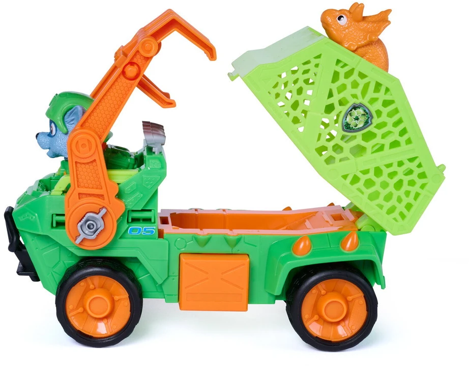 Spin Master PAW PATROL transporto priemonė Dino Theme Rocky, 6075772