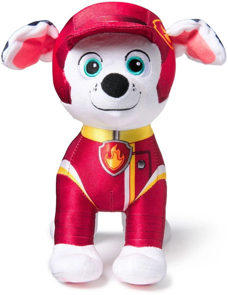 Spin Master Paw Patrol - Gelbėjimo ratukai - Paprastas pliušinis žaislas - Marshell (19 cm)