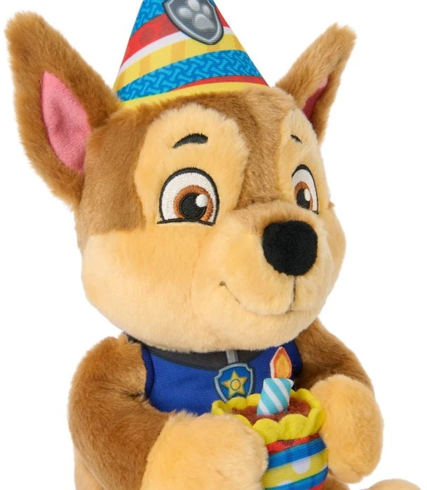 Spin Master Paw Patrol - Gund gimtadienio pliušinis žaislas Chase 24 cm (6075036)