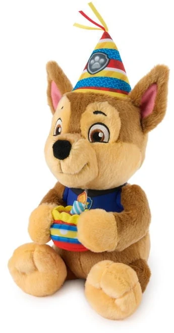 Spin Master Paw Patrol - Gund gimtadienio pliušinis žaislas Chase 24 cm (6075036)