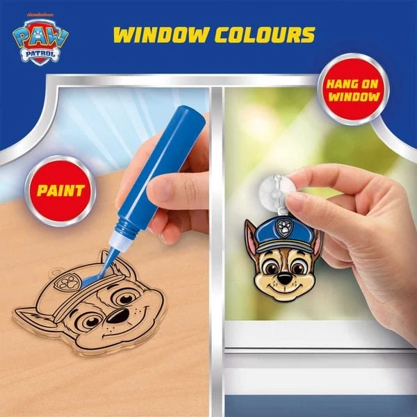 Spin Master Paw Patrol - Langų spalvos ir lipdukų piešiniai (118847)