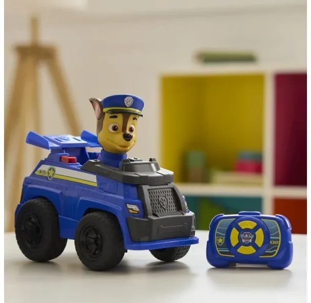 Radijo bangomis valdomas Šunyčių patrulių automobilis Spin Master PAW PATROL RC Chase, 6073298