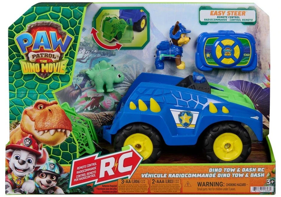 Spin Master PAW Patrol: Nuotoliniu būdu valdomas Dino Tow Dash (6076166)