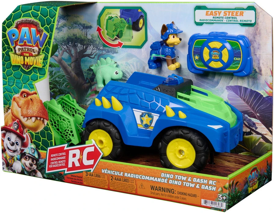 Spin Master PAW Patrol: Nuotoliniu būdu valdomas Dino Tow Dash (6076166)