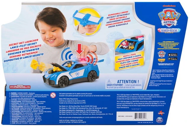 Spin Master PAW PATROL transporto priemonė Search & Rescue Launch N Rescue Cruiser, 6074962