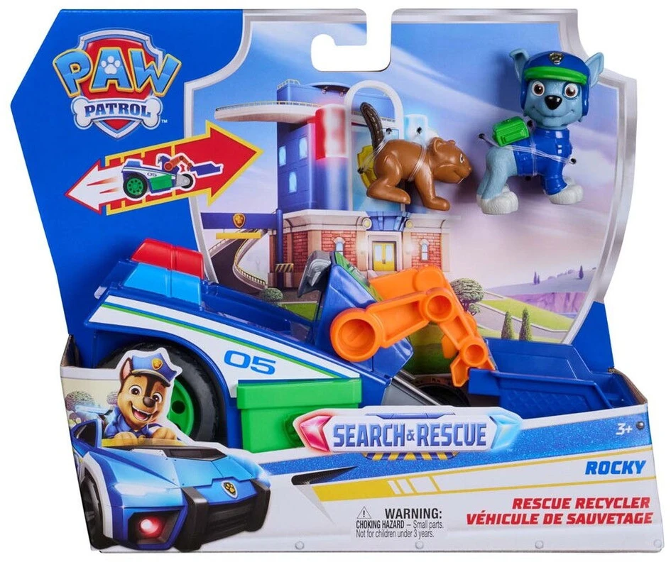 Spin Master PAW PATROL trasnporto priemonė Search & Rescue Rocky, 6075445