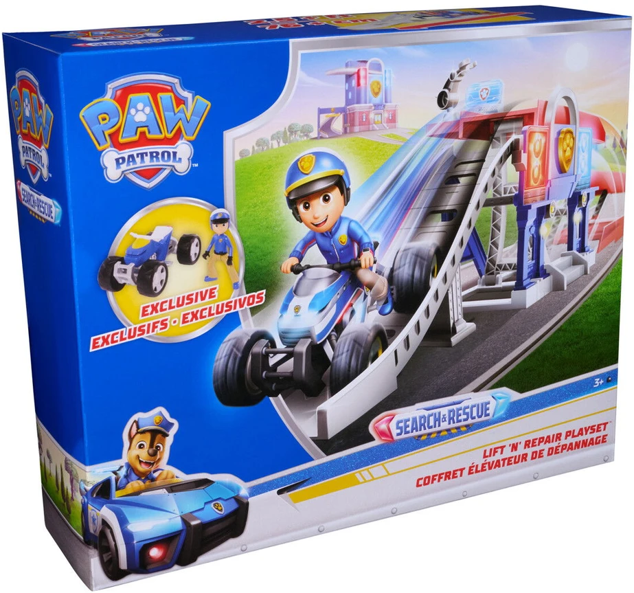 Spin Master „Paw Patrol“ – paieškos ir gelbėjimo keltuvo bei remonto žaidimų rinkinys (6075556)