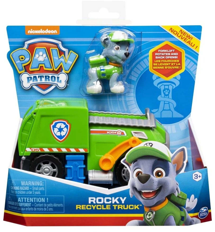Spin Master PAW PATROL transporto priemonė Basic Sustainable Rocky, 6071213