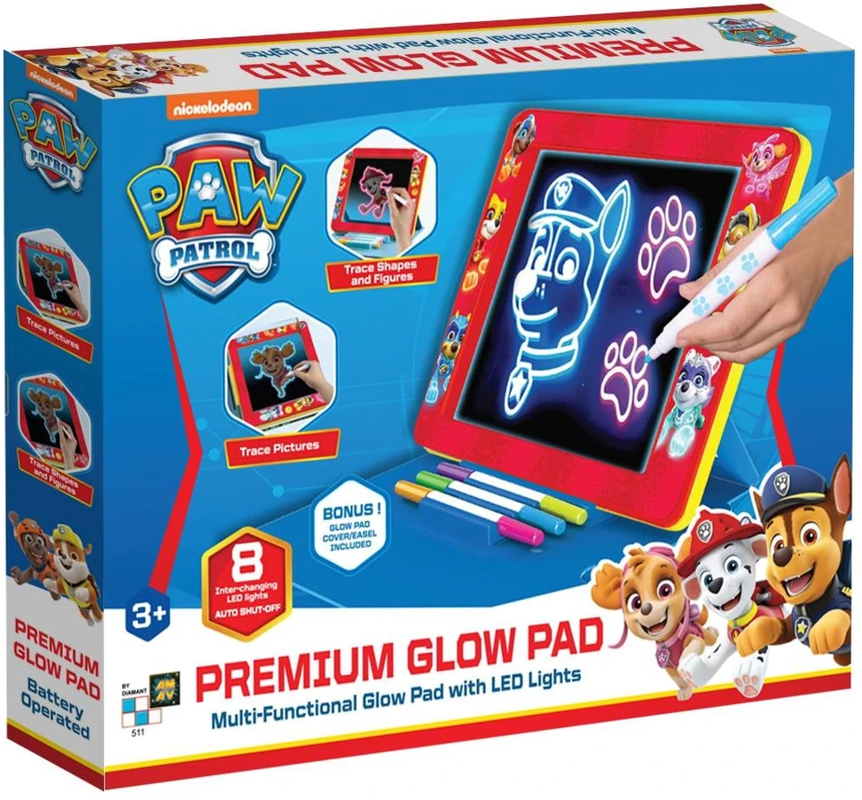 Spin Master Paw Patrol - Piešimo lenta - Premium šviečiantis padas (AM-5119)