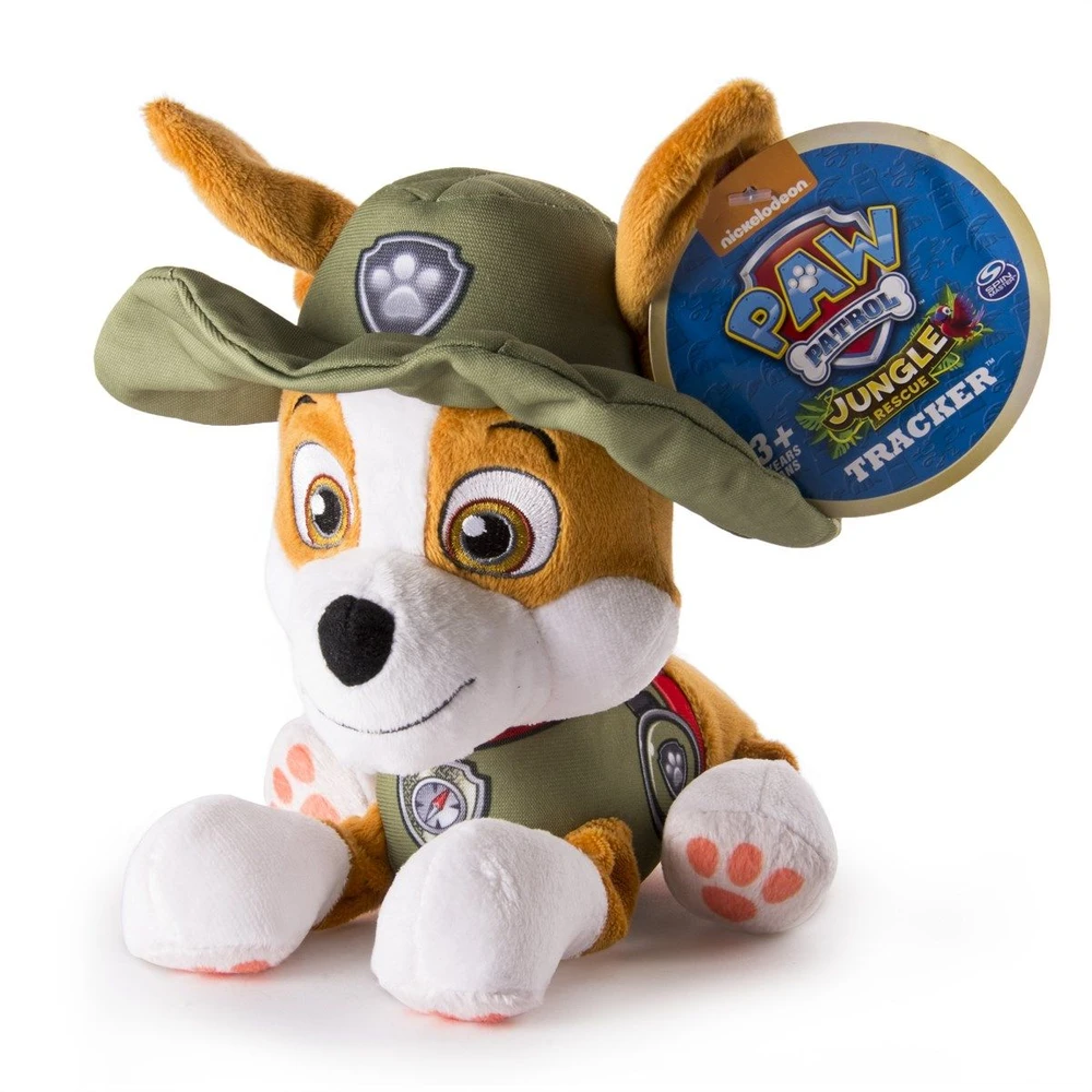 PAW PATROL Pliušinis šuniukas TRACKER, 15 cm