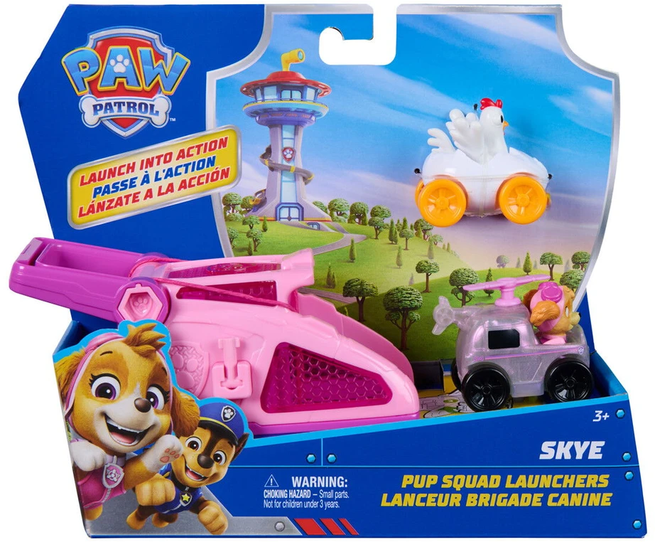 Spin Master Paw Patrol - Šuniukų būrio paleidimo priemonė - Skye (6074782)