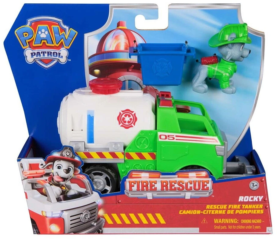 Nezatříděno Spin Master PAW PATROL transporto priemonė Fire Rescue Rocky, 6072642