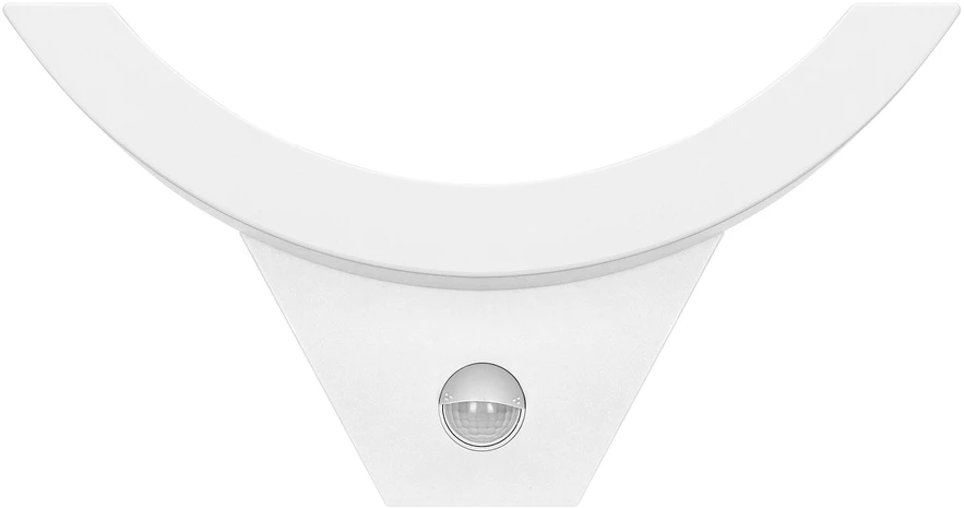Sieninis šviestuvas Orno SPINEL LED 10W, sodo šviestuvas su 140° judesio jutikliu, 800lm, IP54, 4000K, IK10, baltas