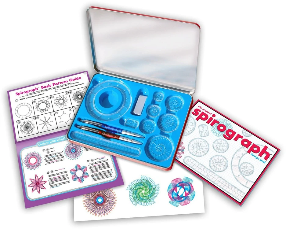 Spirograph Spirografas - skardinių dėžučių rinkinys (33002151)