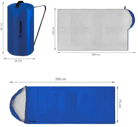 Trizand Miegmaišis - mėlynas S10249